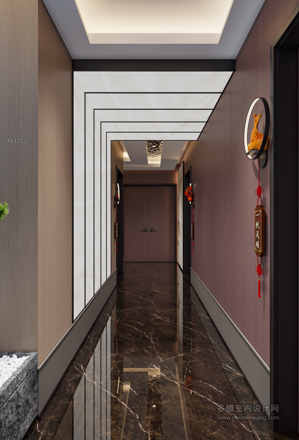 新中式棋牌室单张5