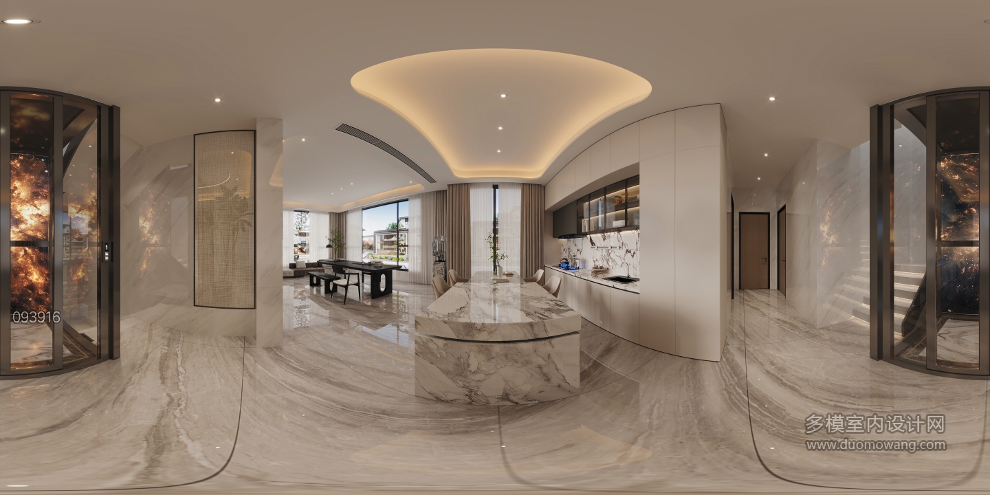 一楼西厨楼梯间全景