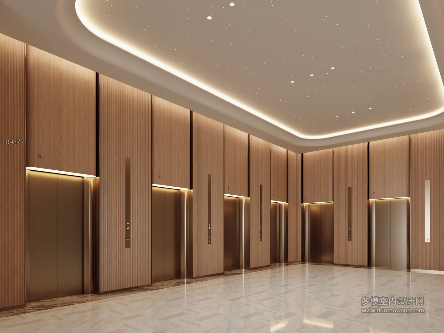 2 现代电梯厅