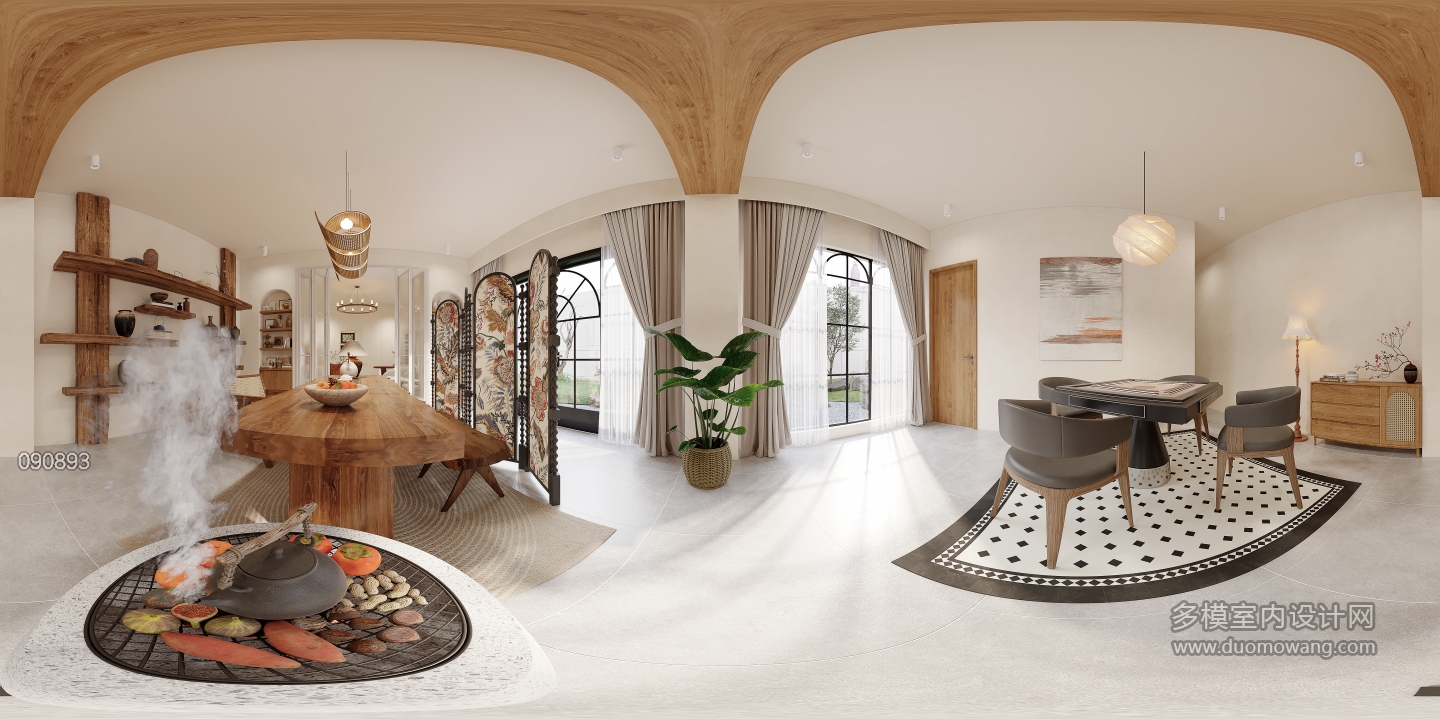 美式田园茶室360