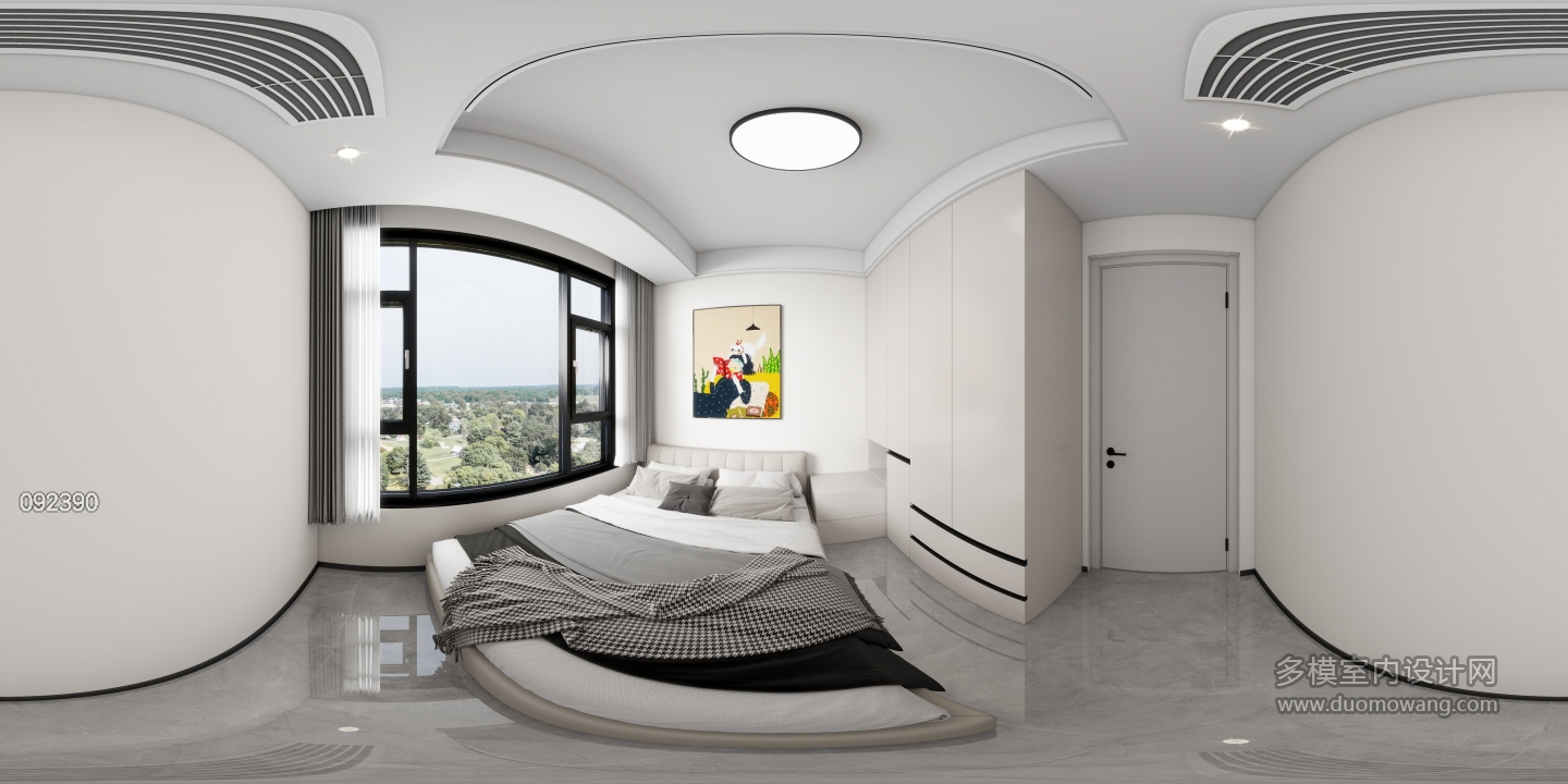 现代卧室3