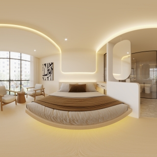 现代_房间4全景