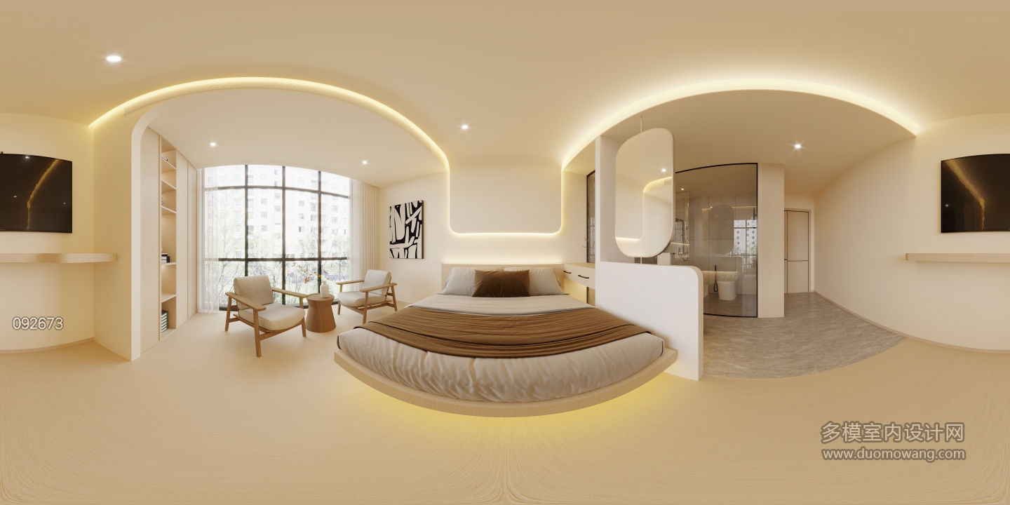 现代_房间4全景