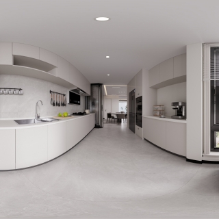 现代黑白灰厨房