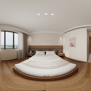 现代房间二全景