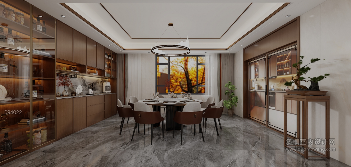 新中式餐厅静态