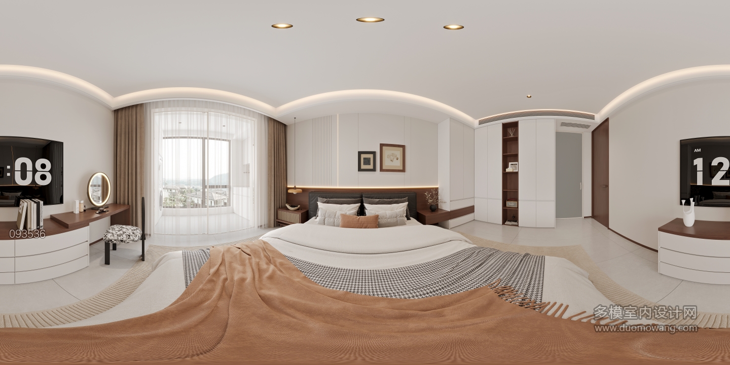 现代中古风主卧