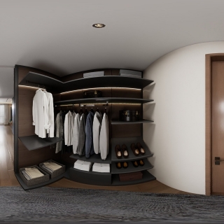 意式-开放式衣帽间