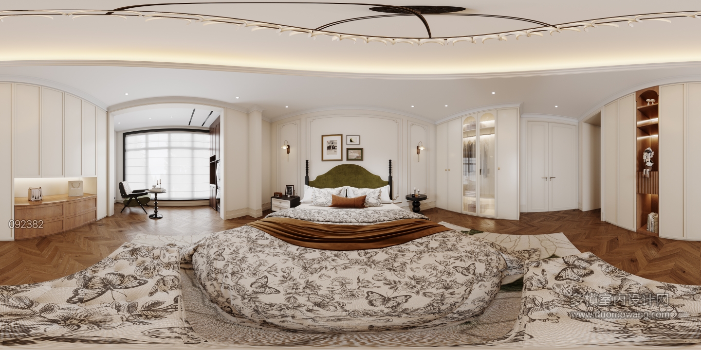 法式-二层主卧全景
