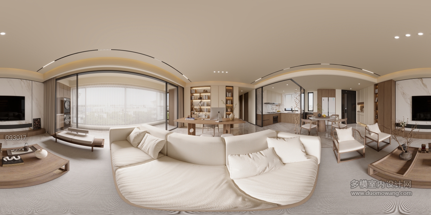 新中式客餐厅全景