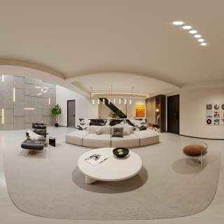 意式负二影音室全景