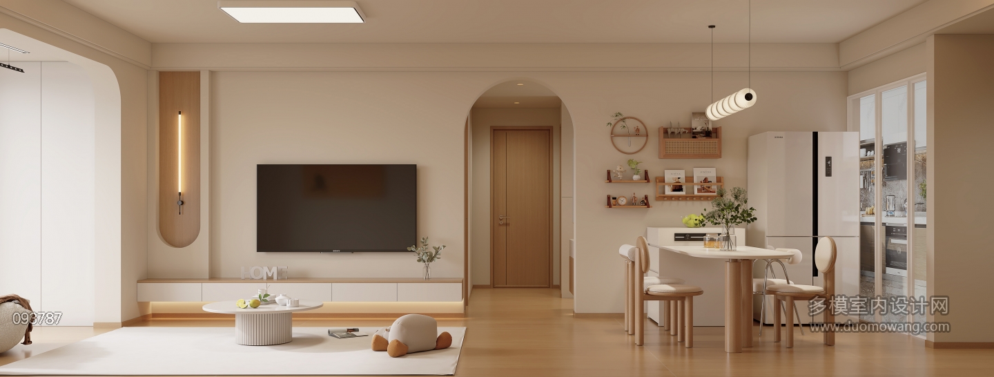 奶油风客餐厅001