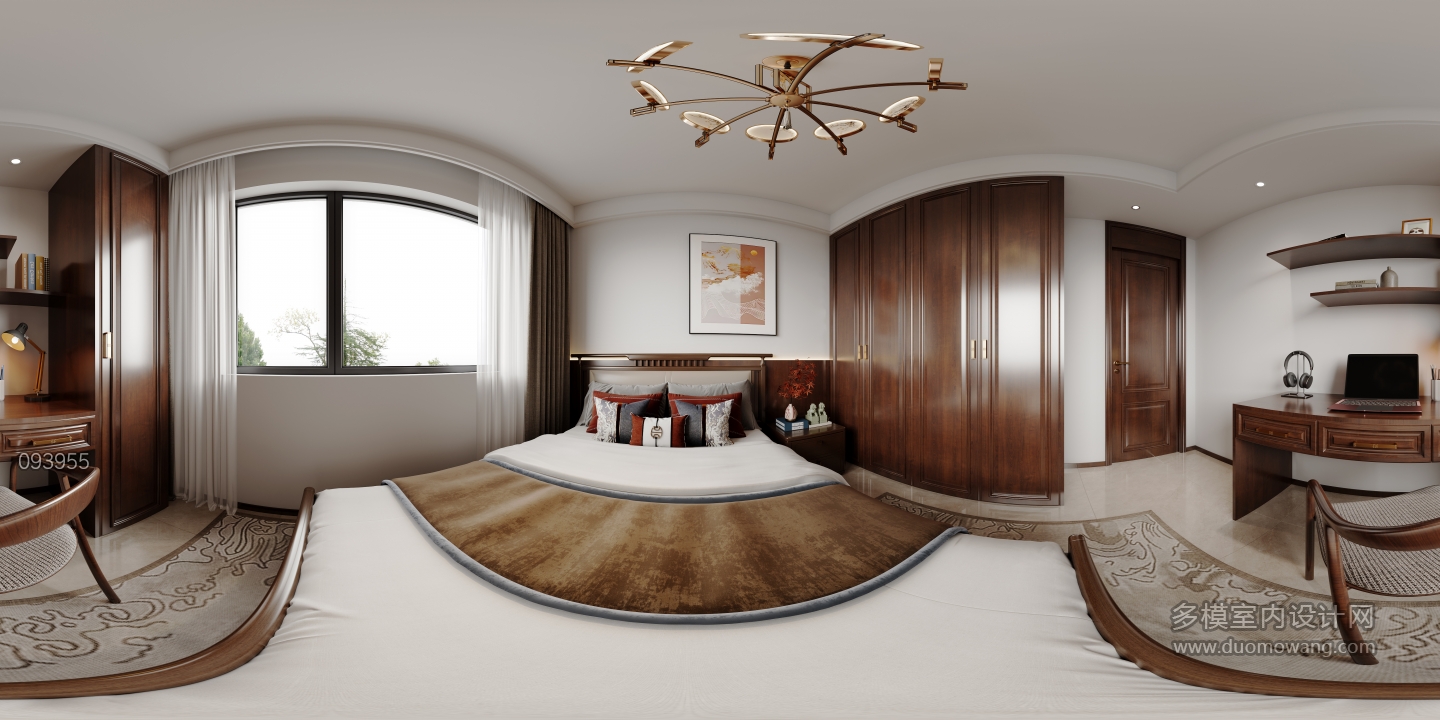 东晨花苑周先生_全景小卧室