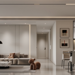 现代沙发背景特写