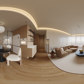 中古侘寂客餐厅全景