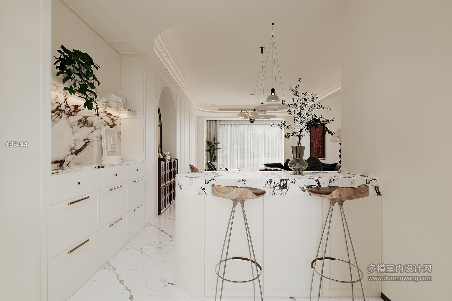 现代客餐厅单张二