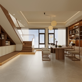 新中式宋式客厅