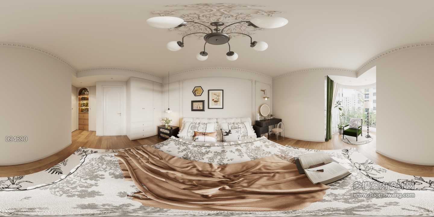 4法式主卧全景