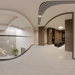 意式负一衣帽间电竞房全景