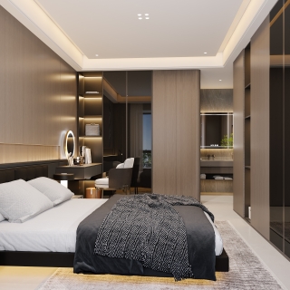 现代卧室特写2