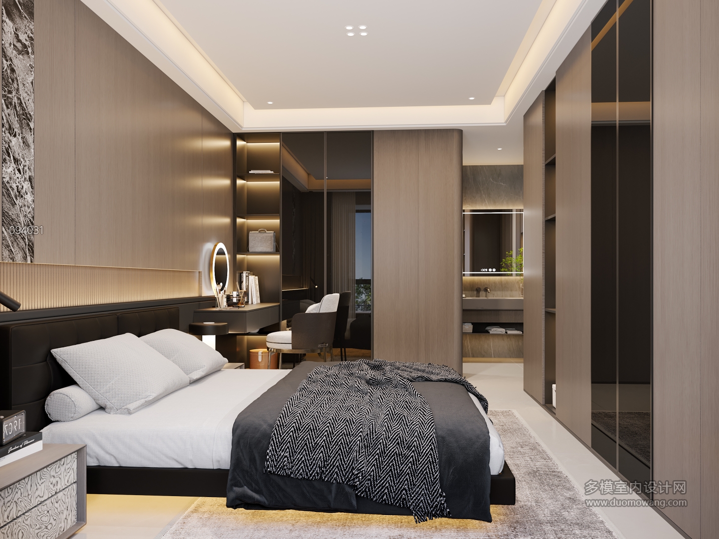 现代卧室特写2