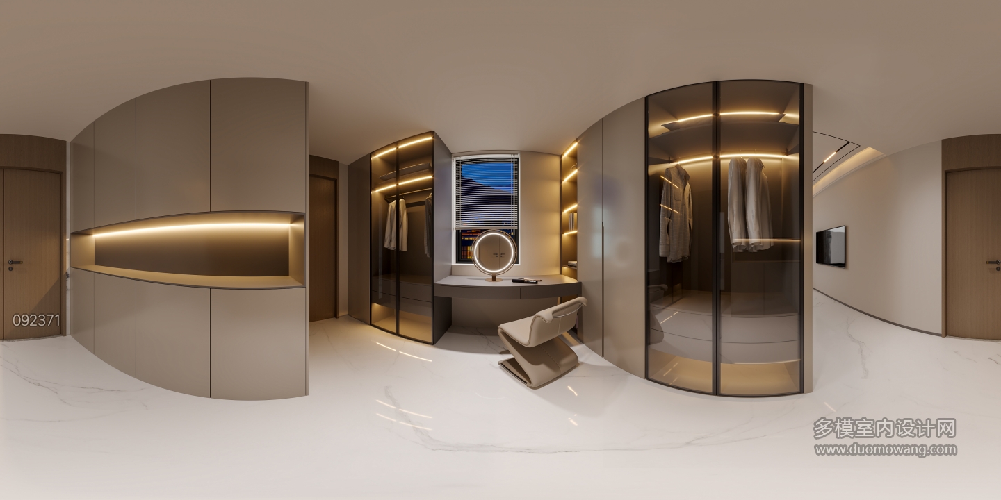 现代衣帽间