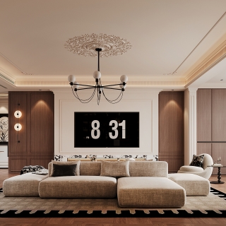 法式客餐厅单张一