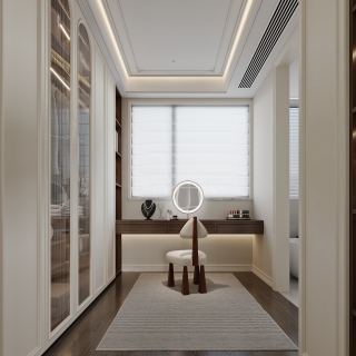 混搭衣帽间特写