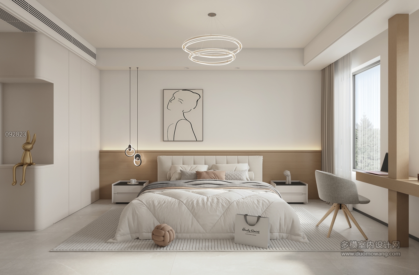 意式极简南卧室