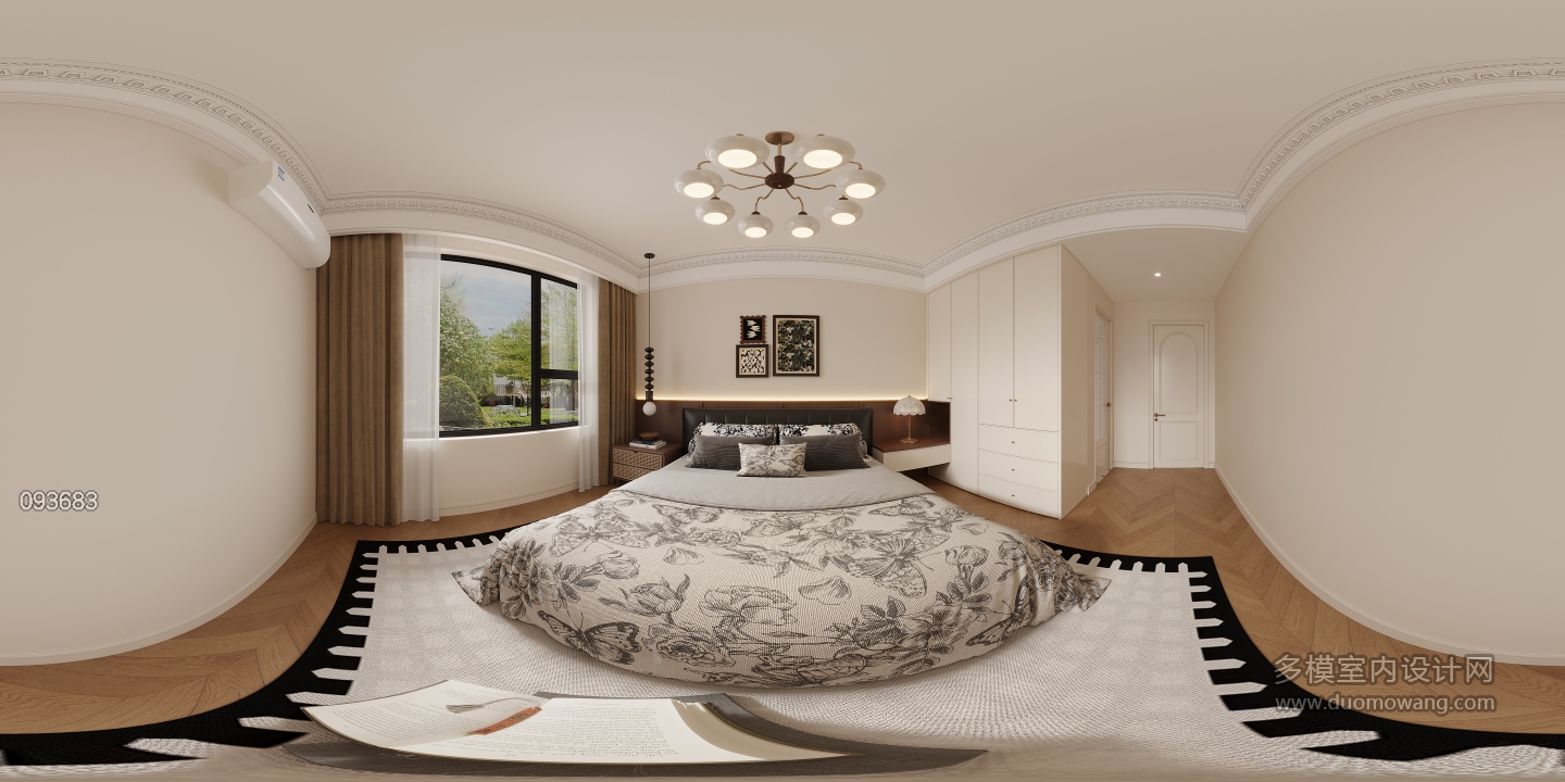 法式主卧全景
