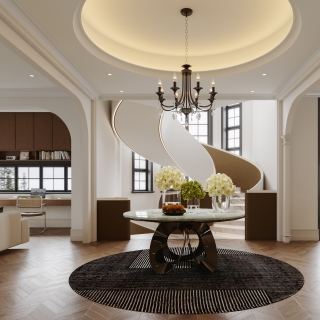 法式-一层大厅特写3