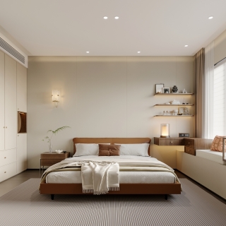 现代中古一层主卧