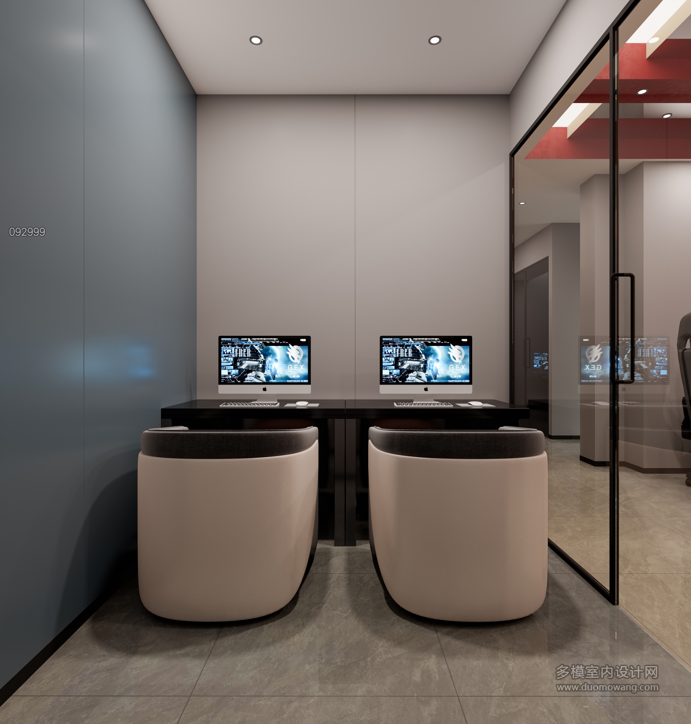 现代启帆网咖_单张二