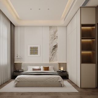 现代-一层老人房特写