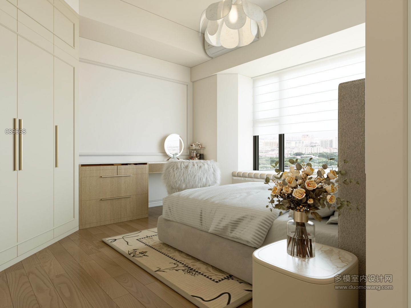 现代主人房1单张2