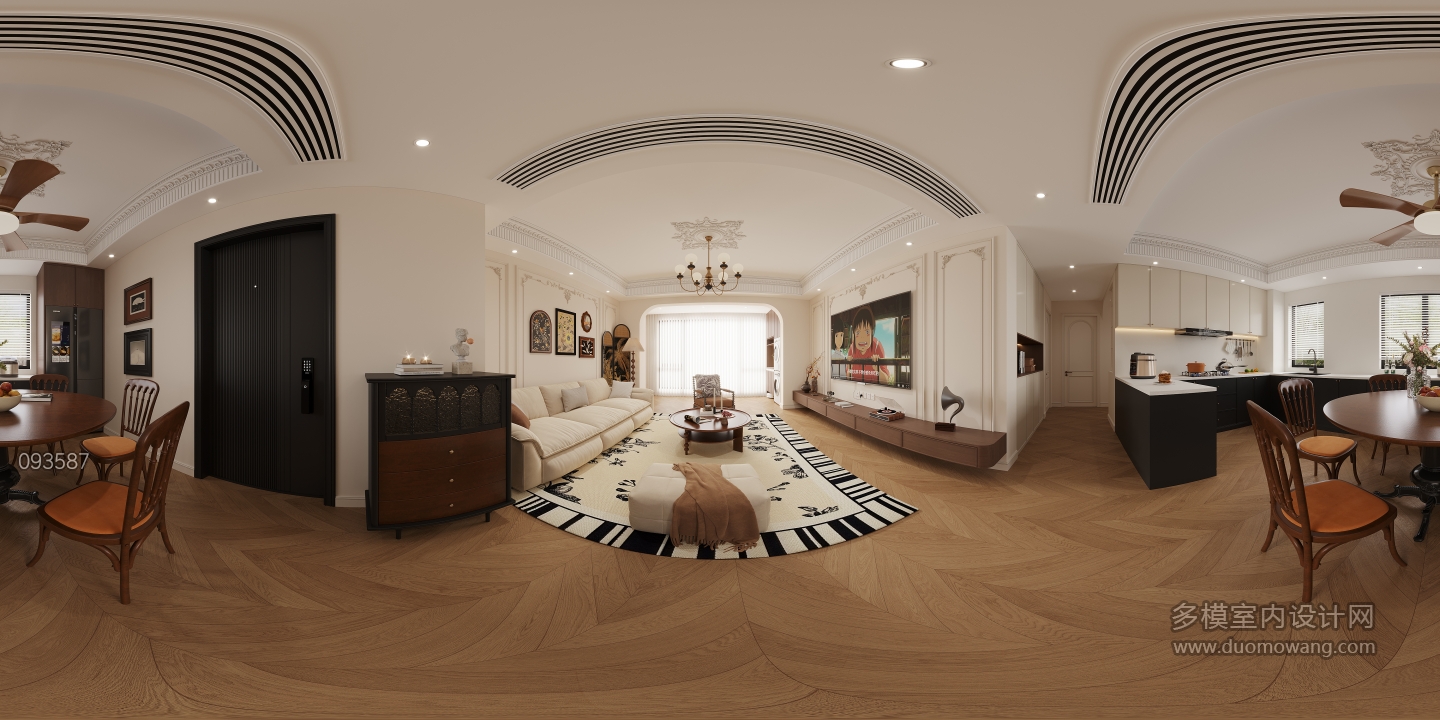 法式客餐厅全景