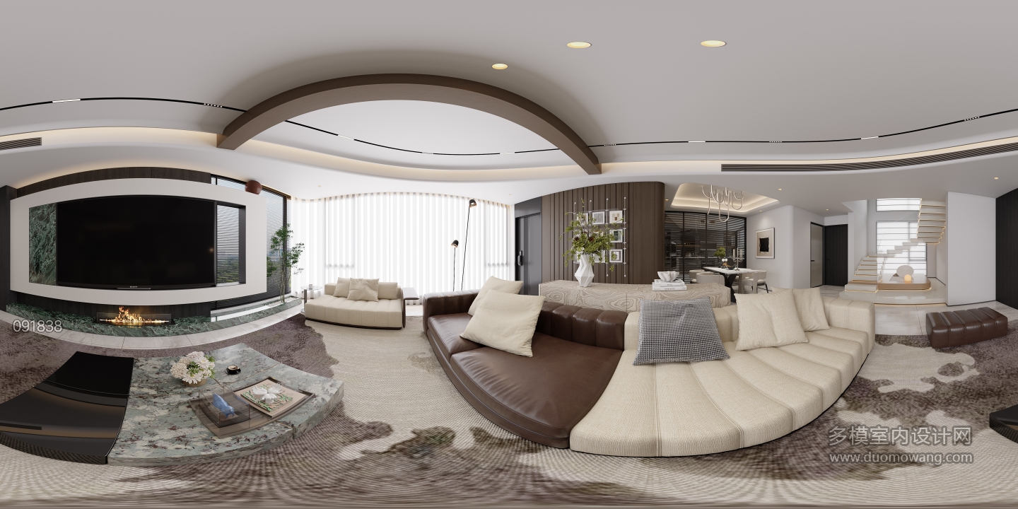 意式一楼客餐厅360