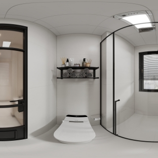 现代中古卫生间