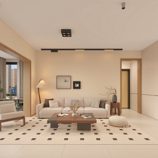 现代客厅沙发墙