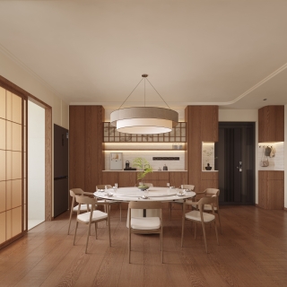 客餐厅+书房_餐厅_0000