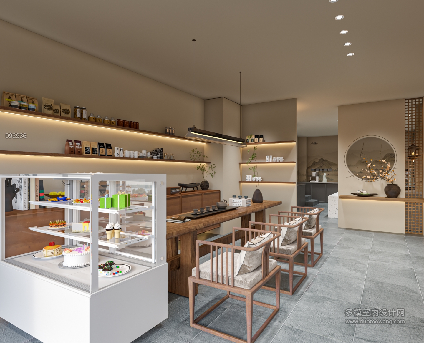 新中式宋代风店铺单张2