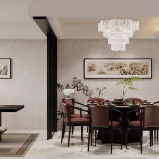 5新中式餐厅单张