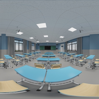 现代录播室方案二全景