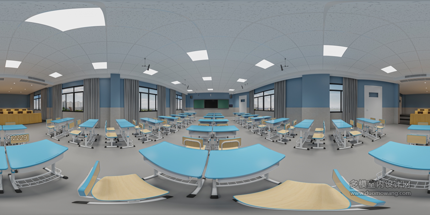 现代录播室方案二全景