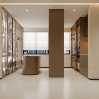 现代二楼衣帽间