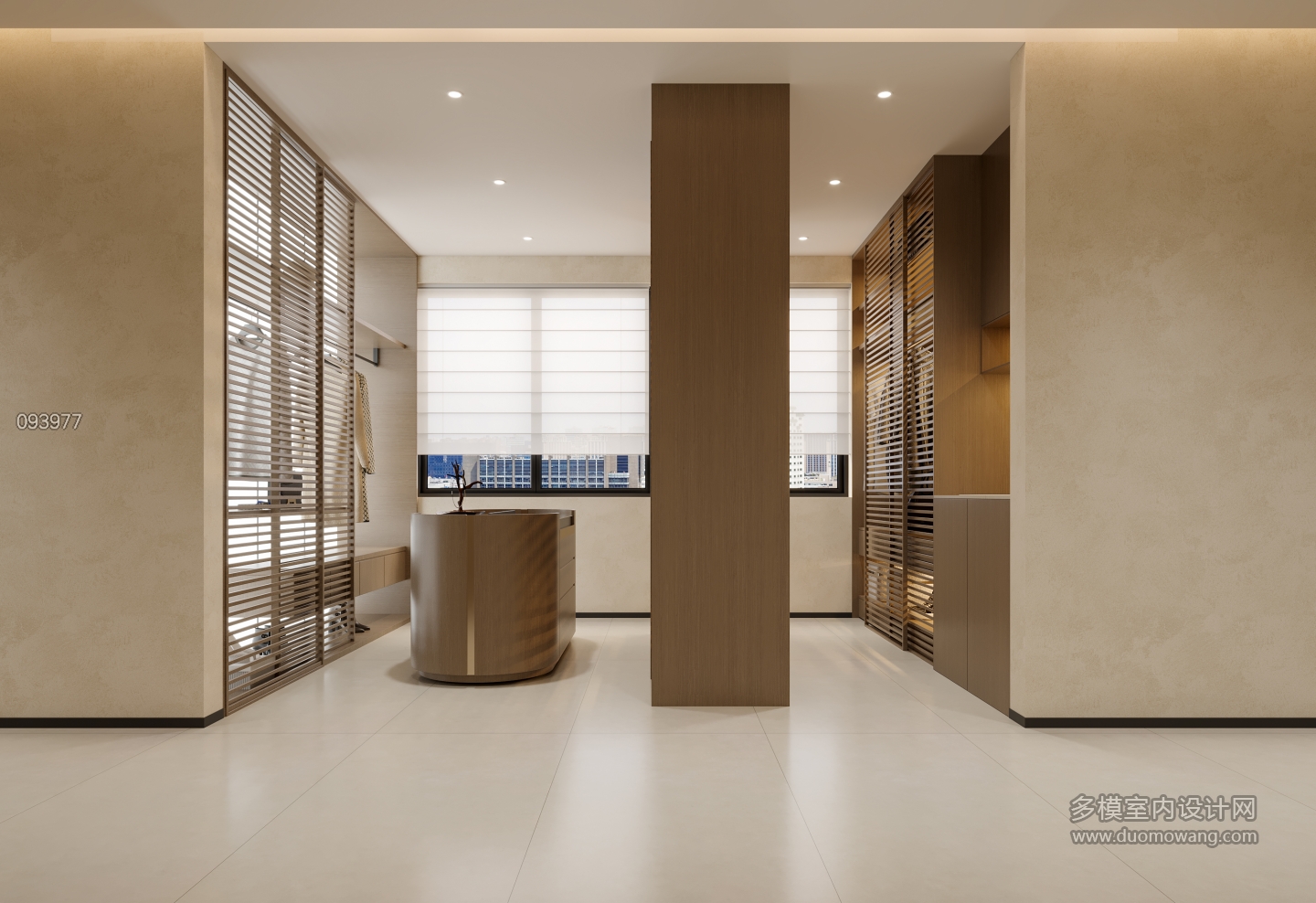 现代二楼衣帽间