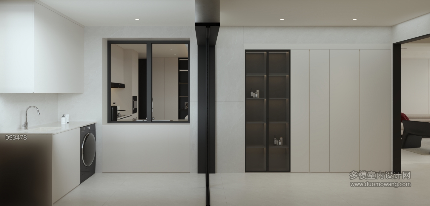 现代 洗衣房 单张