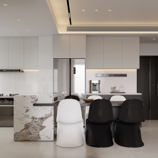 黑白灰餐厨
