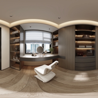 现代三楼衣帽间360