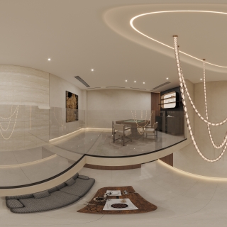 负一层挑空全景